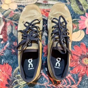 On Running Cloud X Shoes - Gold and Black